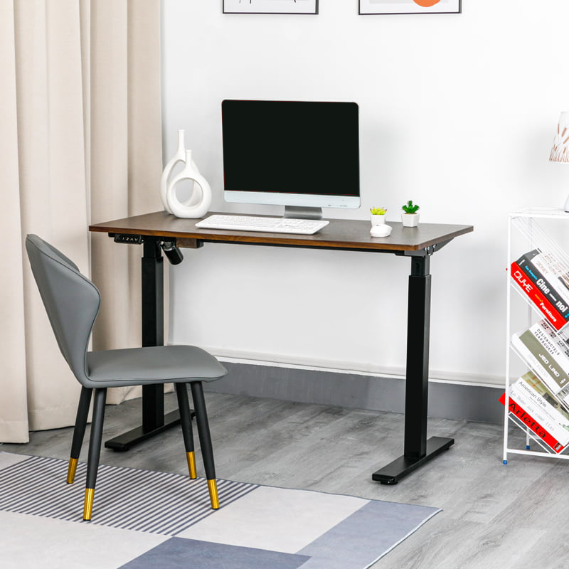 Máy tính để bàn RXD1-2-2SN Cột 2 tầng hình chữ nhật có thể gập lại tùy chọn Thép cán nguội Động cơ đơn Bàn đứng thông minh có thể điều chỉnh chiều cao