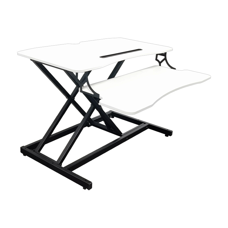 RXD1-2 Với Khay Bàn Phím Màn Hình Nâng Ván Dăm Để Bàn Bằng Khí Nén Chiều Cao Có Thể Điều Chỉnh Bàn Đứng Bộ Chuyển Đổi